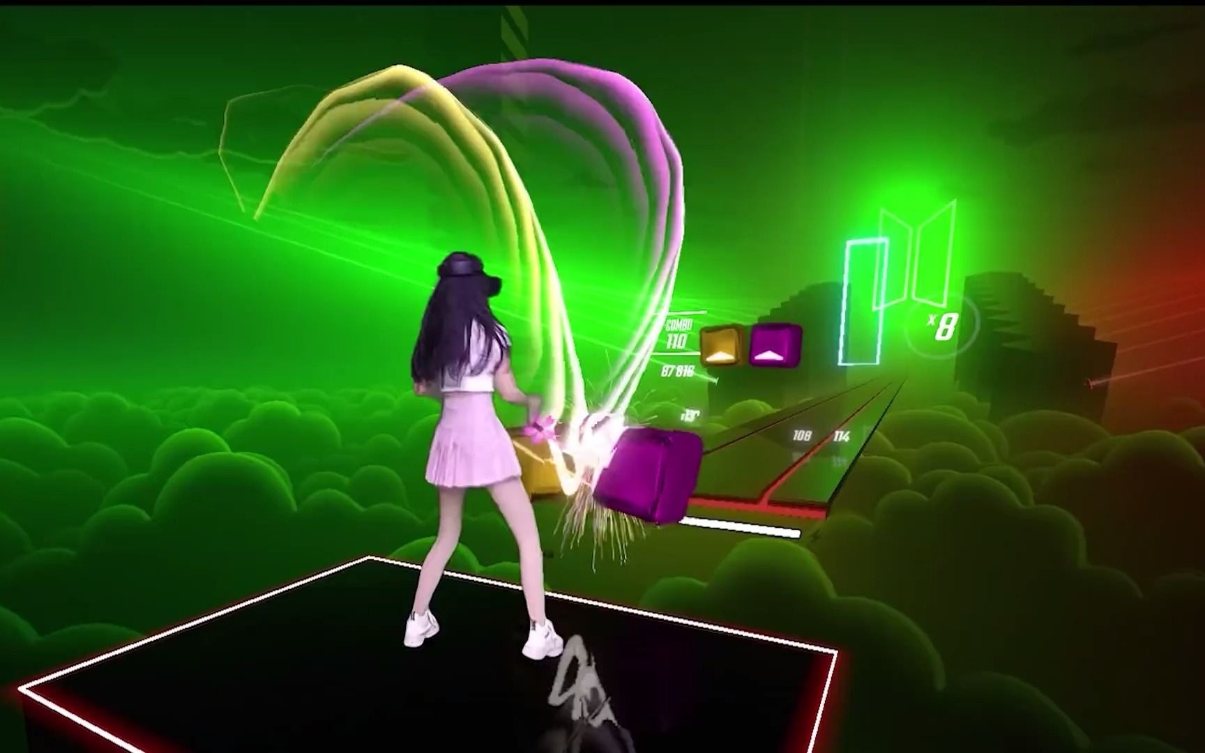 活动作品美女vr节奏光剑越南神曲两分多钟