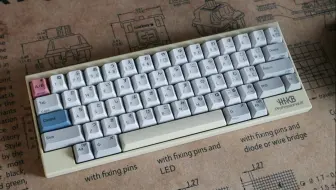 HHKB 静电容打字音｜氧化变黄的的空格