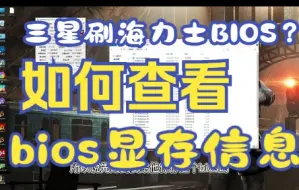 Download Video: A卡三星显存能刷海力士或者尔必达的BIOS？怎样查看BIOS的显存大小和颗粒