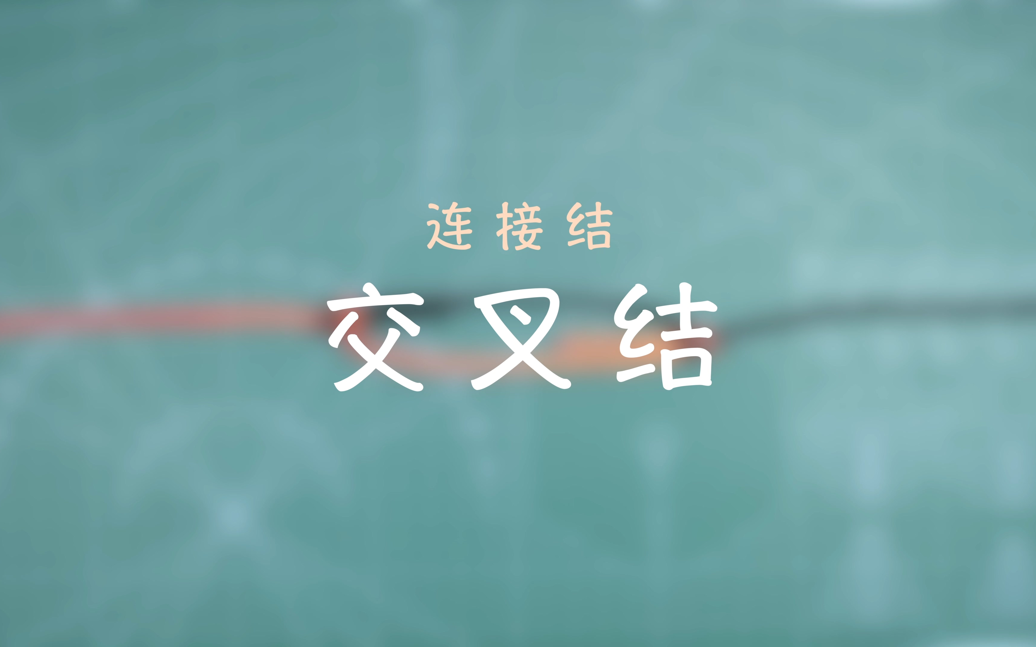 021交叉结连接结哔哩哔哩bilibili