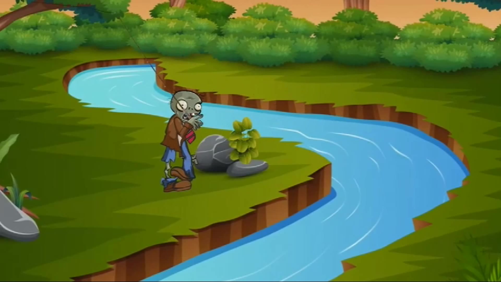 植物大战僵尸:僵尸海边钓鱼_哔哩哔哩 (゜-゜)つロ 干杯~-bilibili