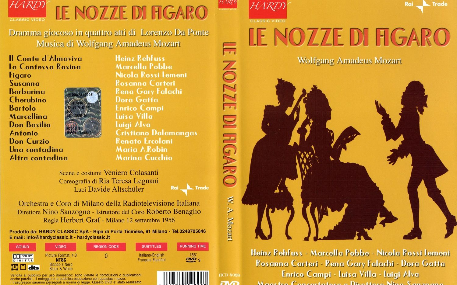 [图]英字 Mozart 莫扎特 - Le nozze di Figaro费加罗的婚礼 12.09.1956