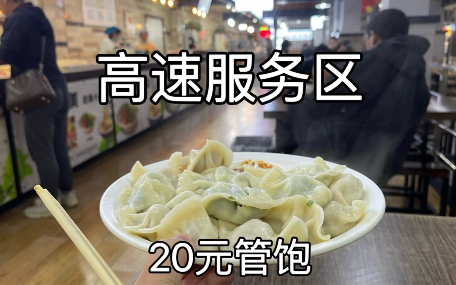 河南安阳高速服务区,水饺自助餐20一位,肉素随便吃,感觉真不错哔哩哔哩bilibili