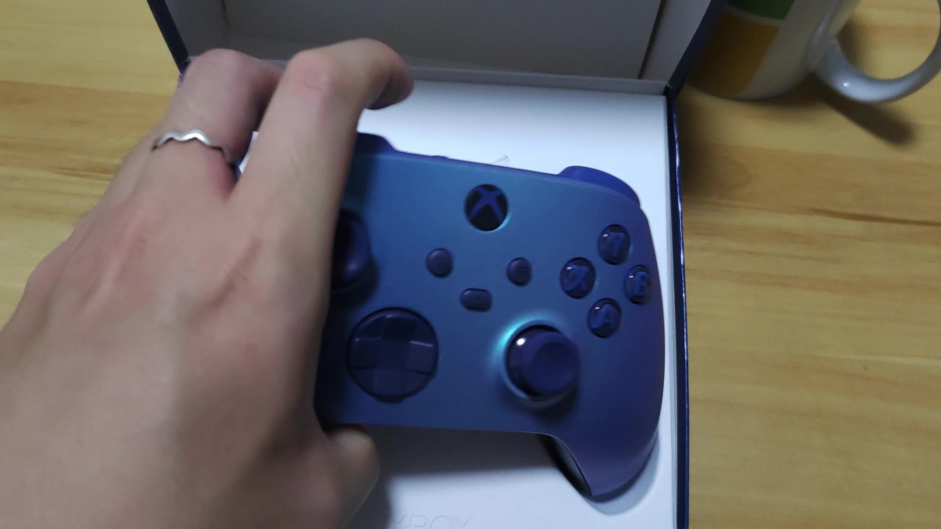 xbox极光蓝(海洋蓝)手柄开箱