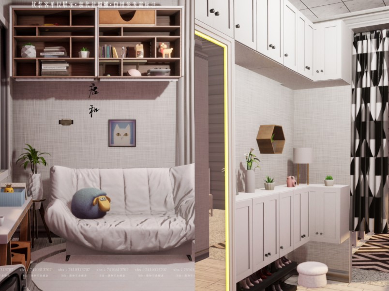 以闪家园丨现代简约海景房61软装展示