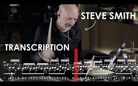 [图]【4K 附完整乐谱】Steve Smith Drum Solo Transcription