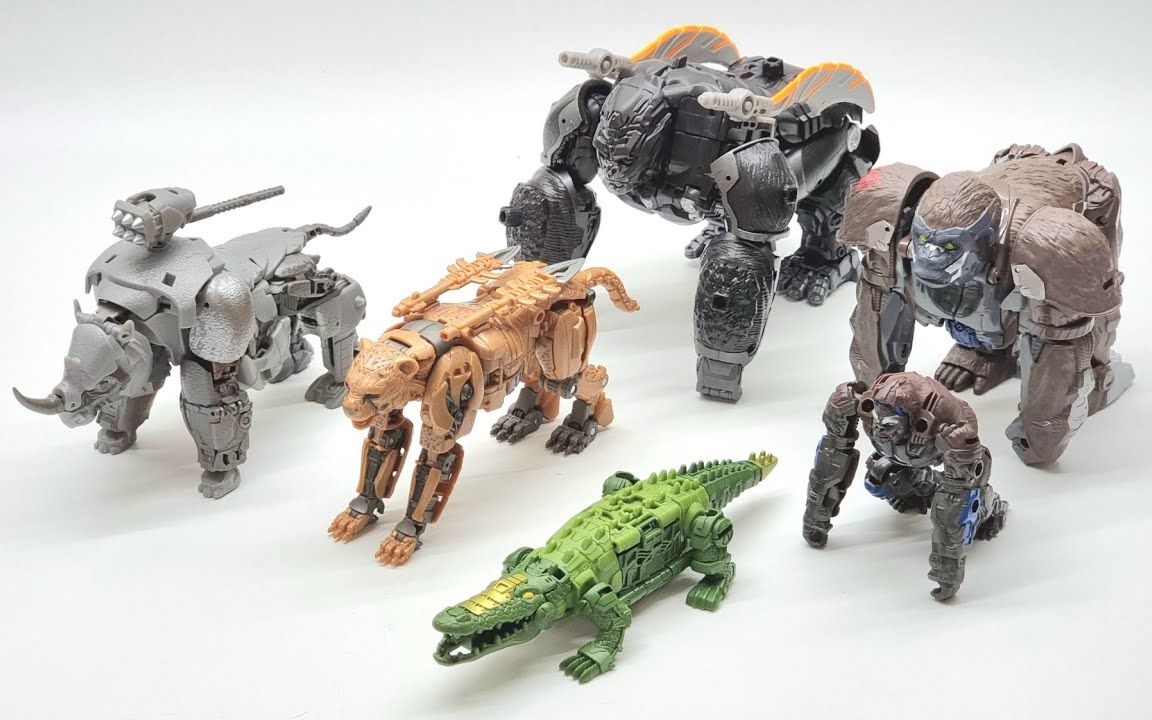 变形金刚系列,6款变形动物机甲战士机器人玩具!