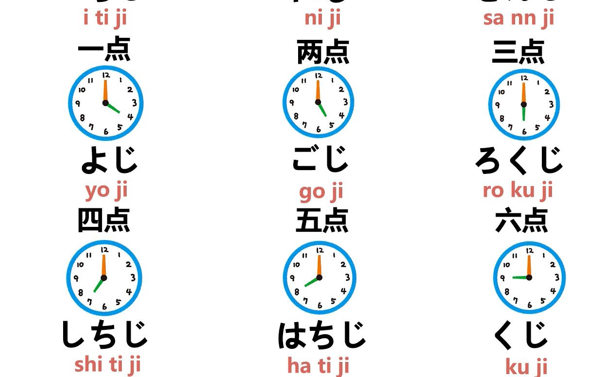 [图]日语单词|时间篇