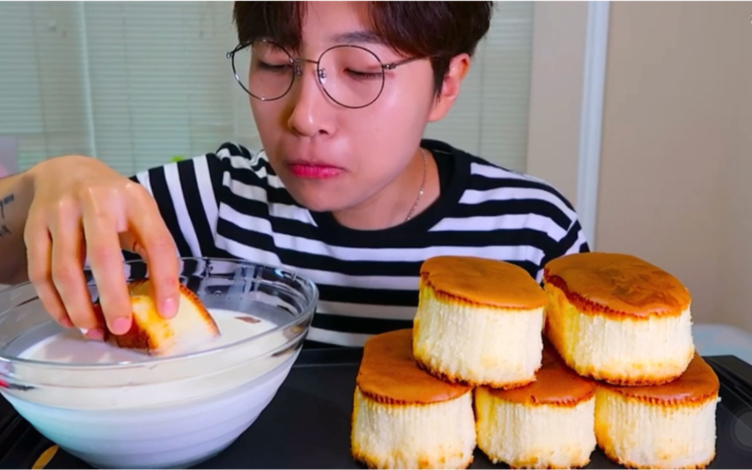 桃糕的外网吃播搬运日记韩国吃播咀嚼音食音声控解压美食吃播吃秀甜品