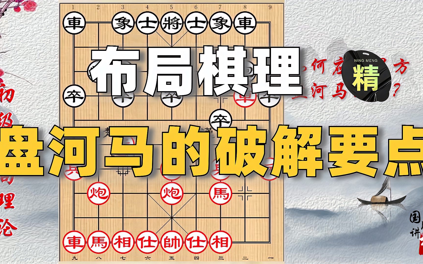 [图]布局棋理：破解盘河马，只需要这一招！方法详细讲！