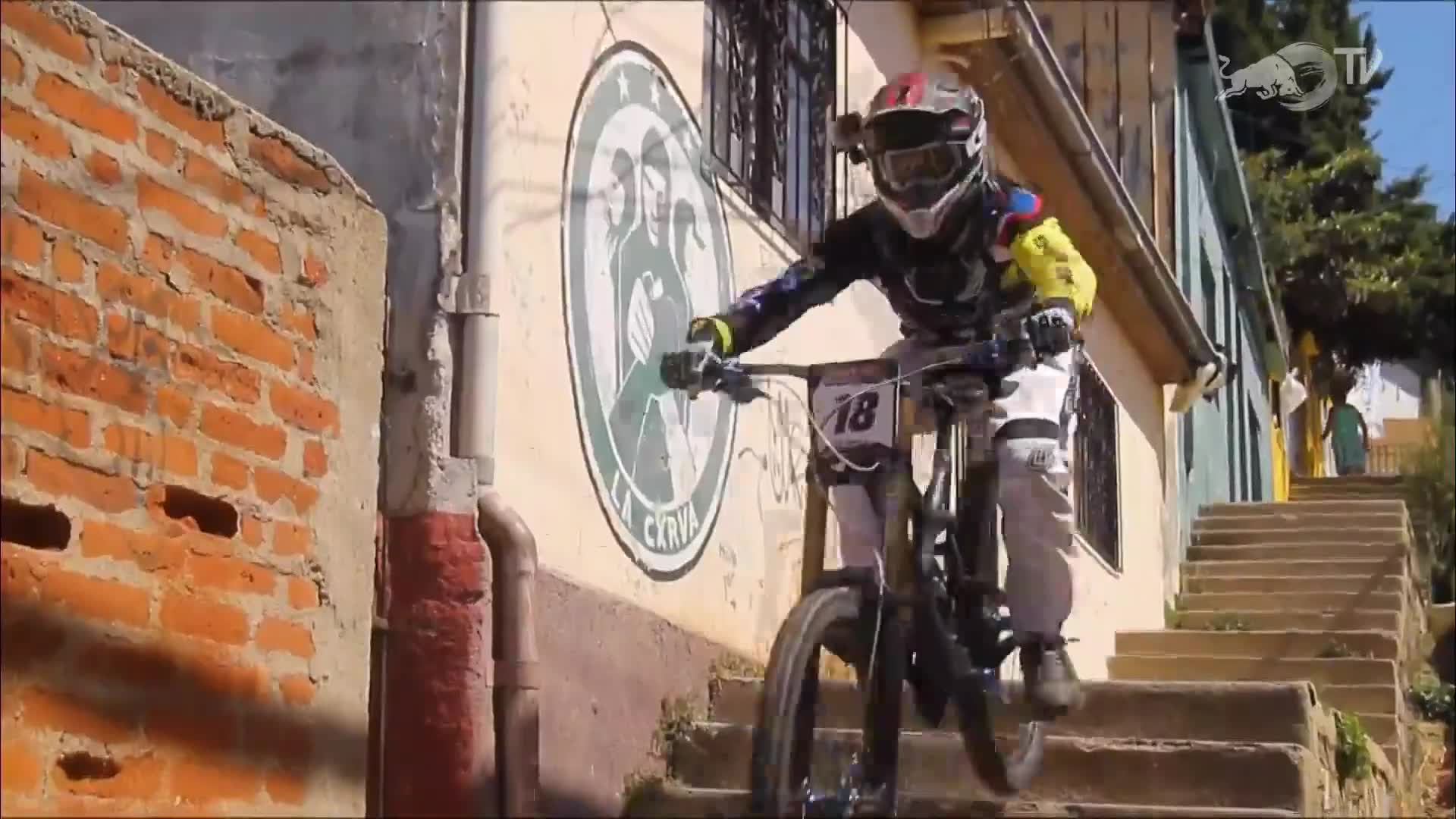 【速降】2019红牛城市下坡速降赛 Replay Urban Downhill MTB  Red Bull Valpara㭳o Cerro Abajo哔哩哔哩bilibili