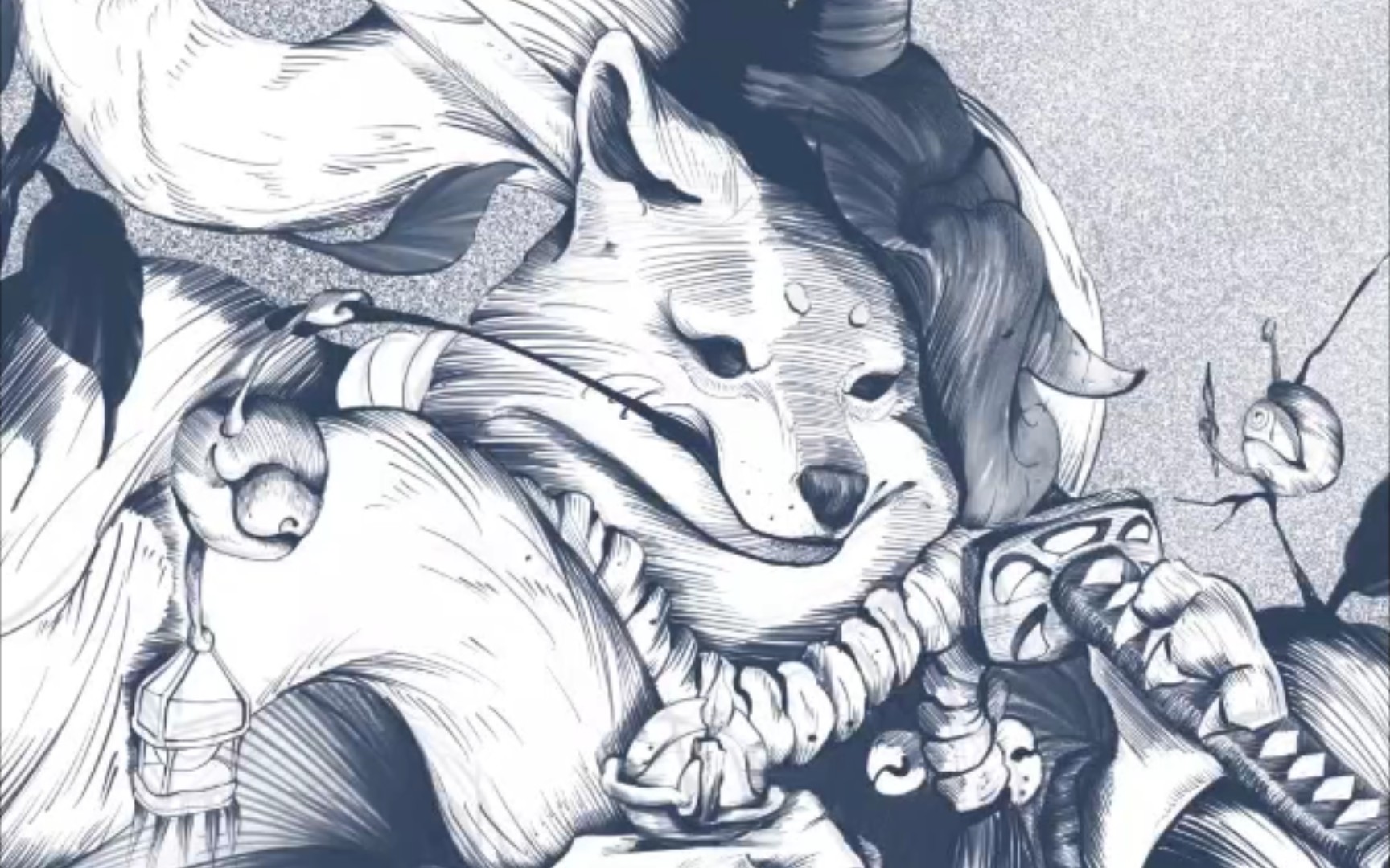 【板绘】犬神百鬼夜行之阴阳师