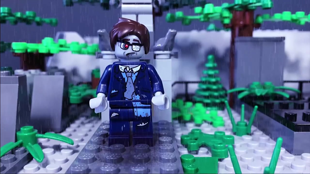 【砌砖小哥】乐高动画 - 僵尸博士,科学实验室变出僵尸来