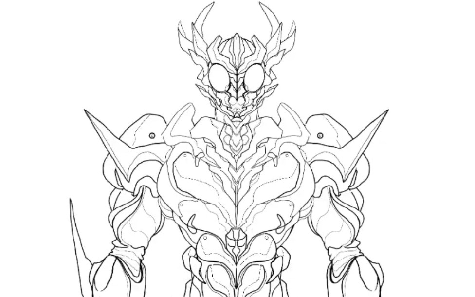 假面骑士elite,备选的a方案与b方案设计图,该选哪个好呢.