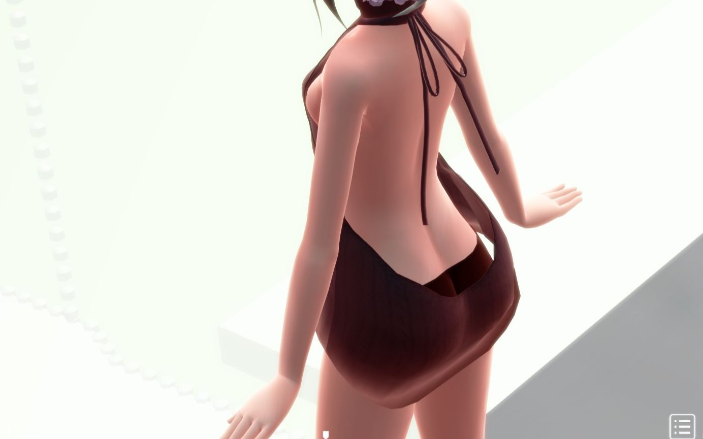 天哪,我的老婆从电脑里出来跳舞了!(露背毛衣人妻miku