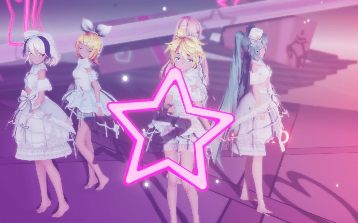 【MMD】IDSMILE【Sour式Rin, Sour式Ci flower, Sour式Miku, Sour式Len, Sour式Luka】【搬运】哔哩哔哩bilibili