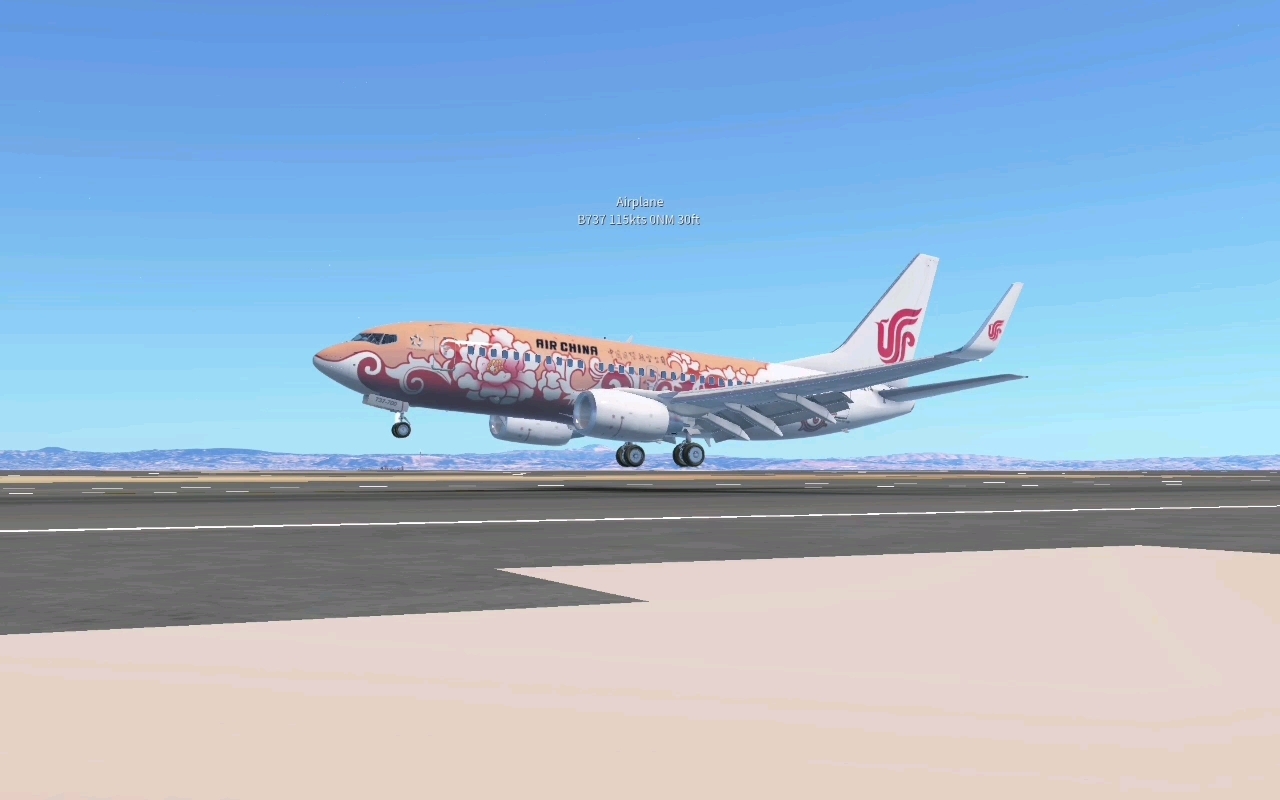 infinite flight 极限拉飘 [ 中国国际航空 boeing 737-700 ]