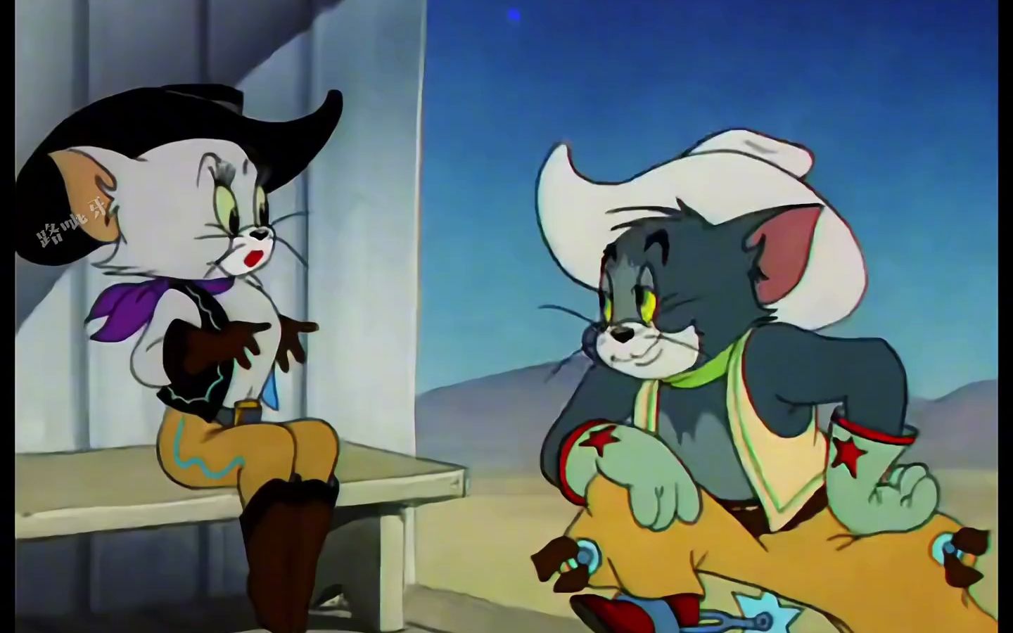 西部牛仔汤姆想撩妹,让杰瑞当辅助,意外惊动了牛哥