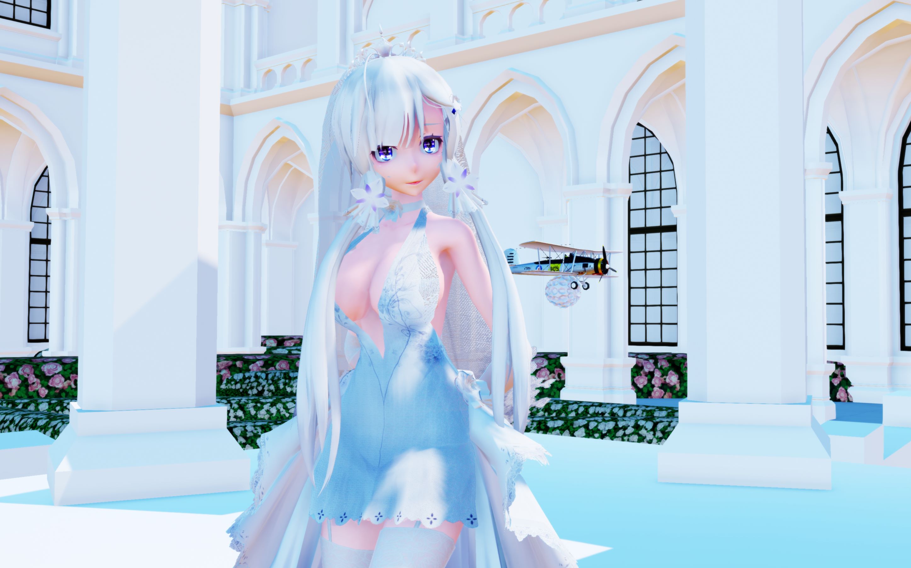 光辉mmd光辉小姐姐在偷偷练习告白你会是那个被告白的指挥官吗