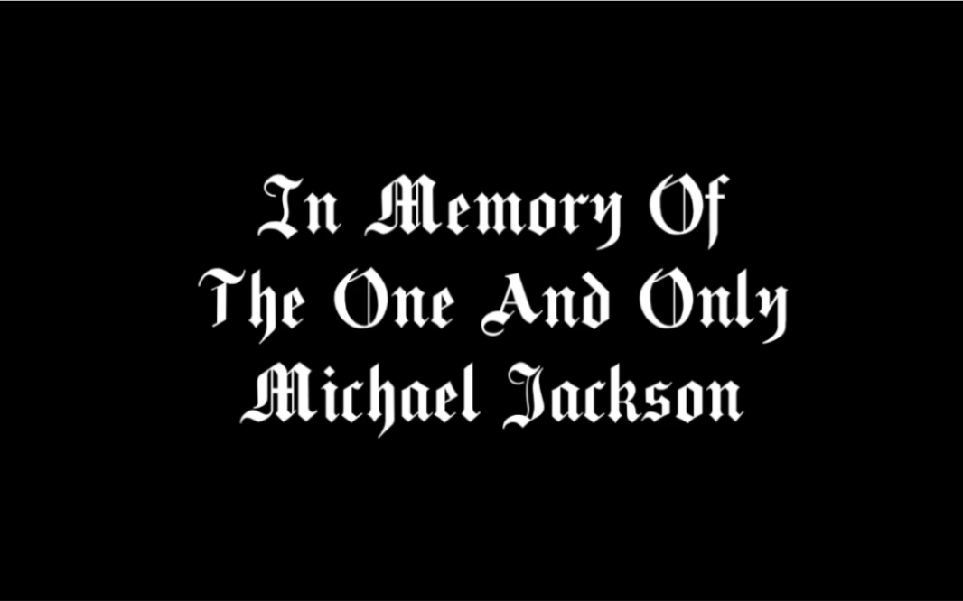 [图]【致敬永远的迈神】In Memory Of Michael Jackson