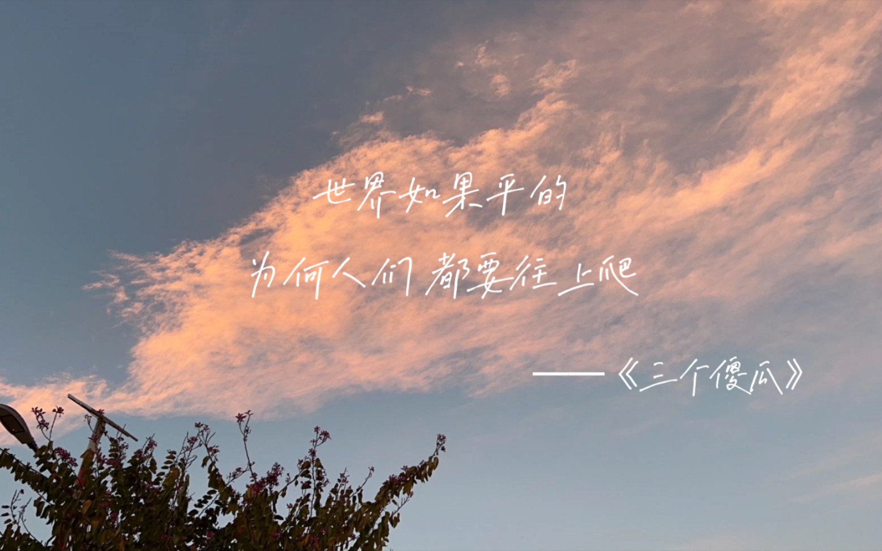 每日一句|五月天的歌词向·《三个傻瓜》01