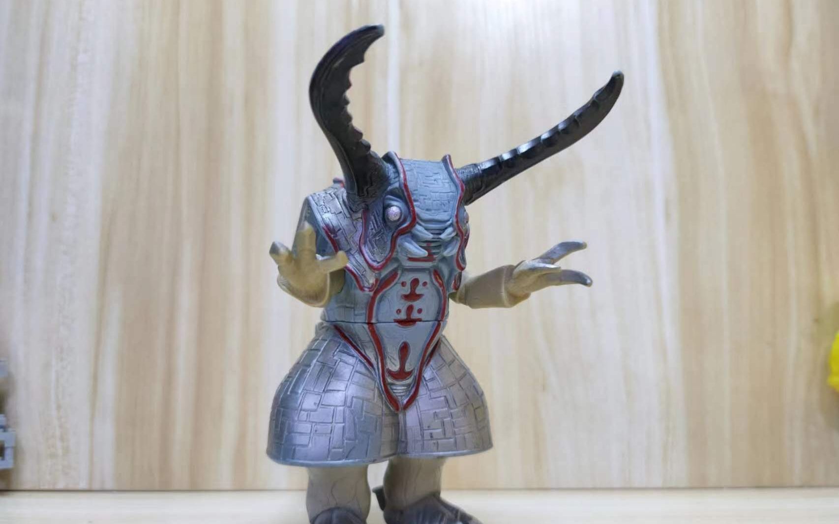 【盖亚奥特曼】万代 怪兽软胶ex 17cm系列 自然控制机器 炎山