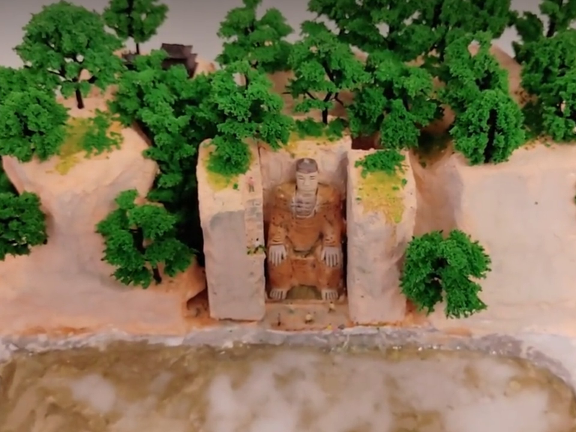 乐山大佛微型场景