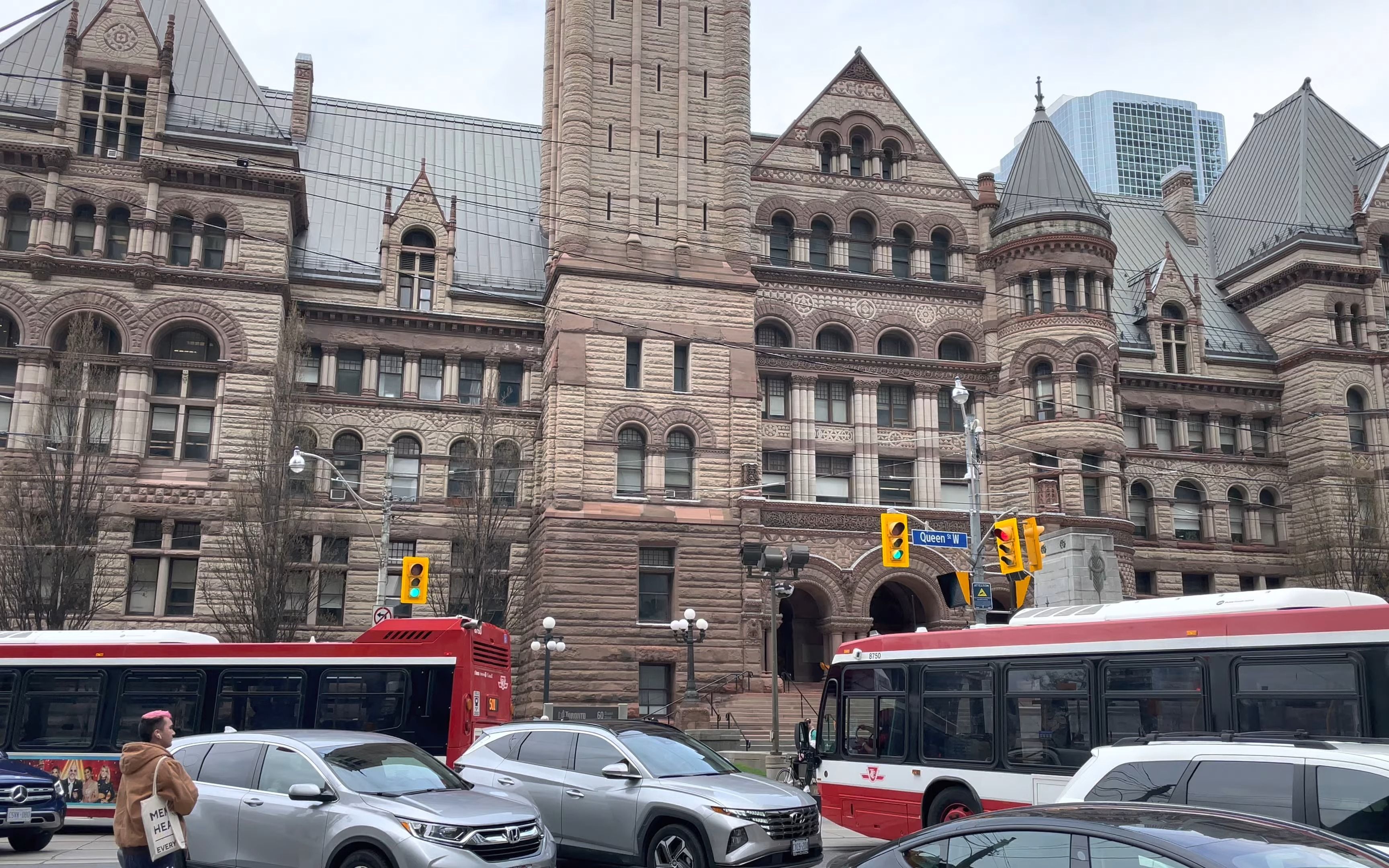 多伦多金融街 4k business hours