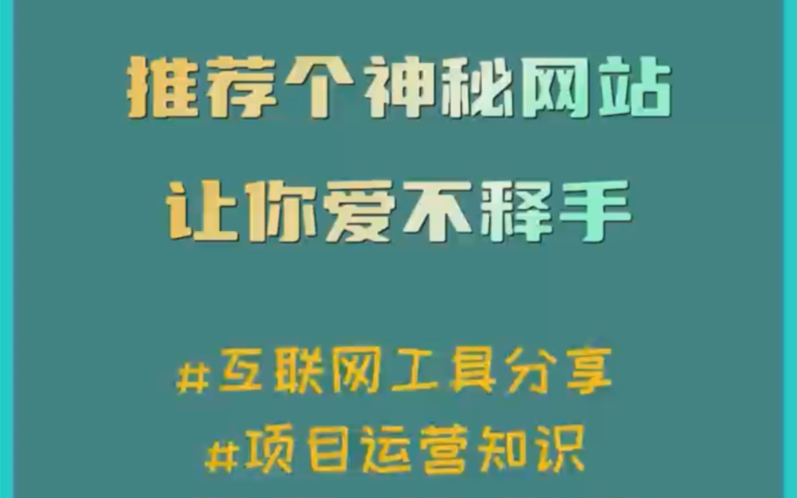 推荐一个神秘网站,适合一个人晚上打开的网站哔哩哔哩bilibili