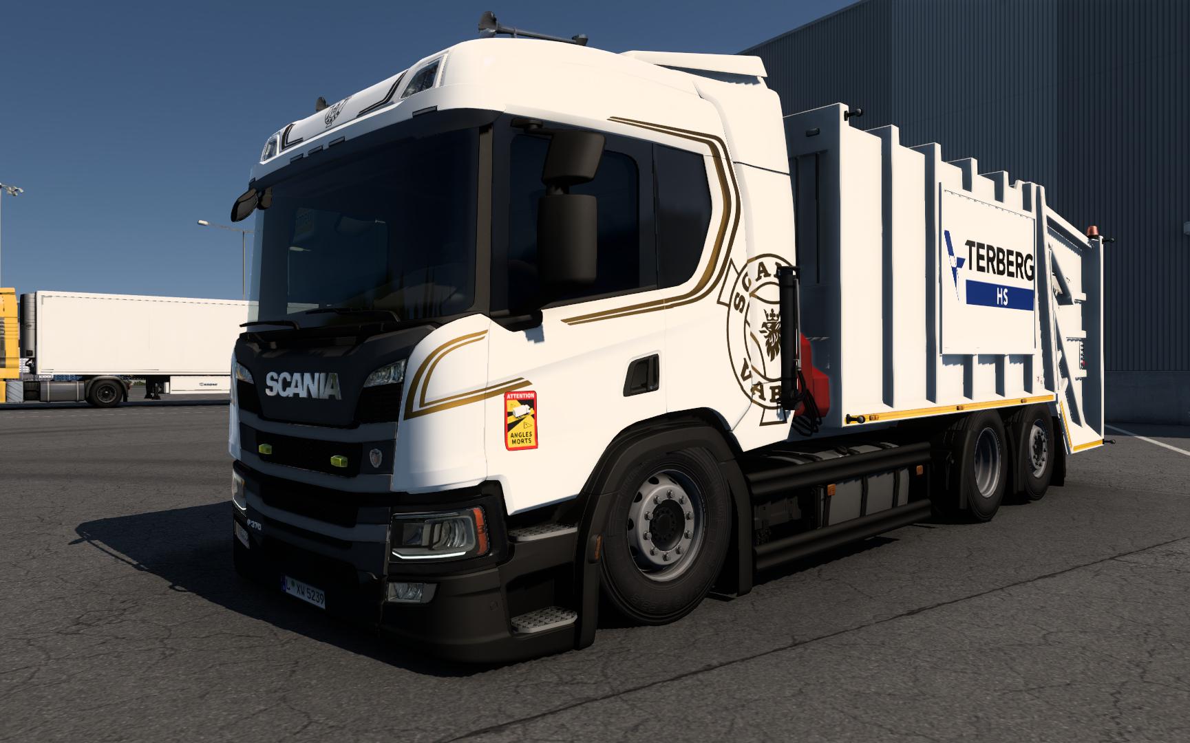 欧卡2-半挂跑烦了? 来几辆垃圾车换换口味?