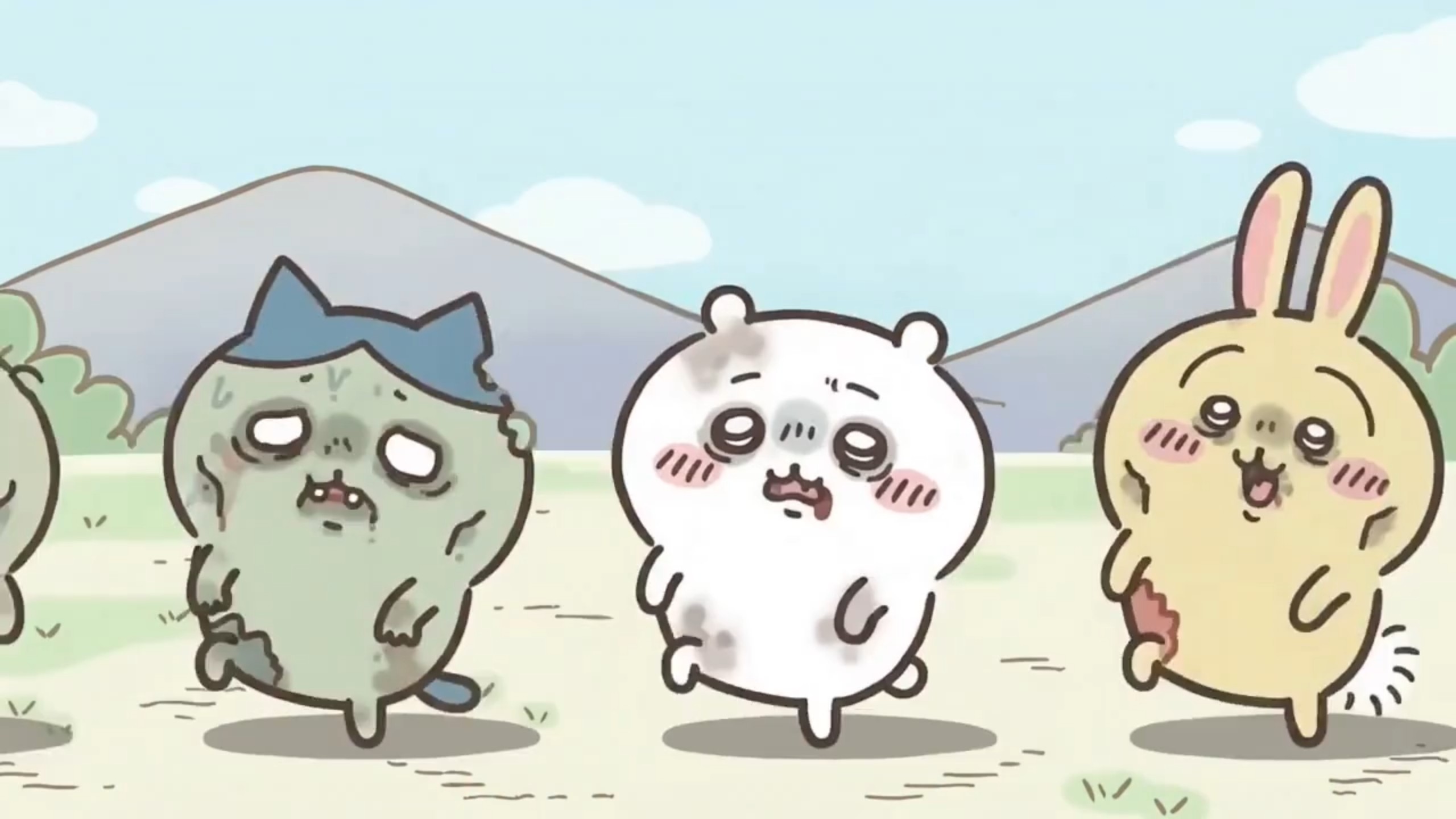 chiikawa万圣节丧尸版 好魔性