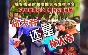 Download Video: 闹大了！沈阳城管驱赶商贩，遭大爷拿板砖怒砸……