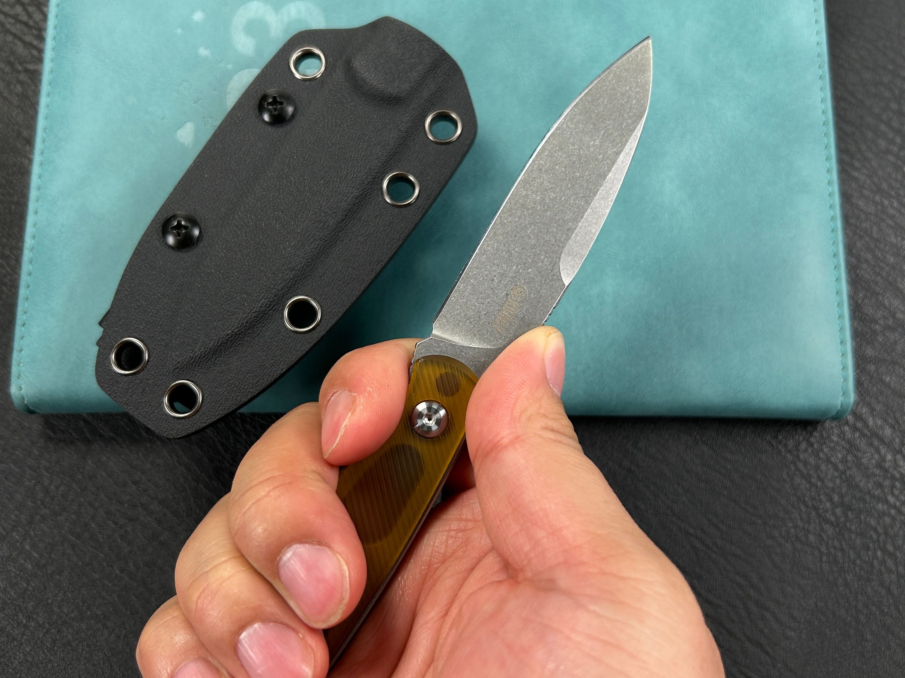 kubey酷备ku357 pei柄一体龙骨小直刀