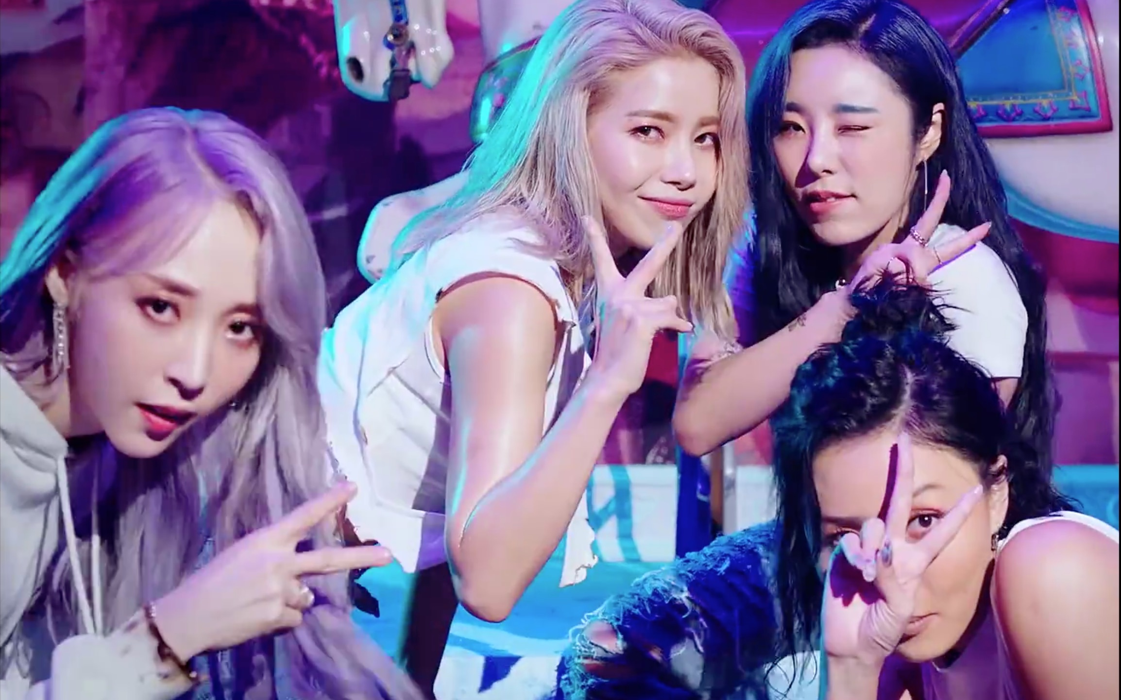 【mamamoo】踩点换装|hip打歌舞台混剪!四个世界的我们终将重逢!