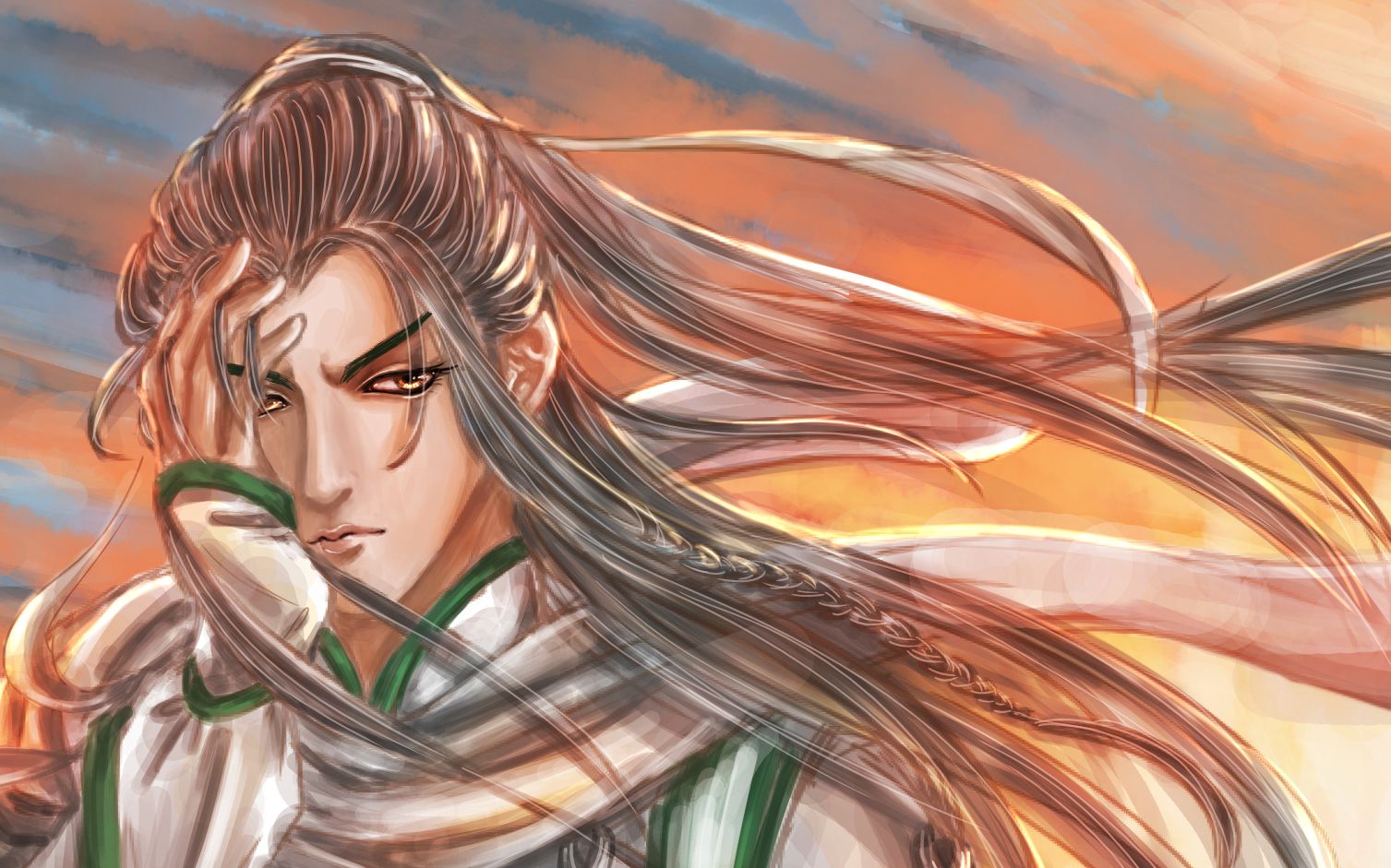 【板绘过程】霹雳布袋戏 羽人非獍 厚涂