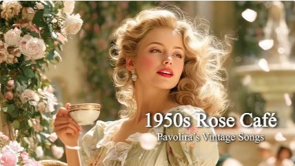 1950年代 ?盛开的玫瑰咖啡馆☕️Pavolira 复古金曲，把时光拉回老式咖啡馆的浪漫