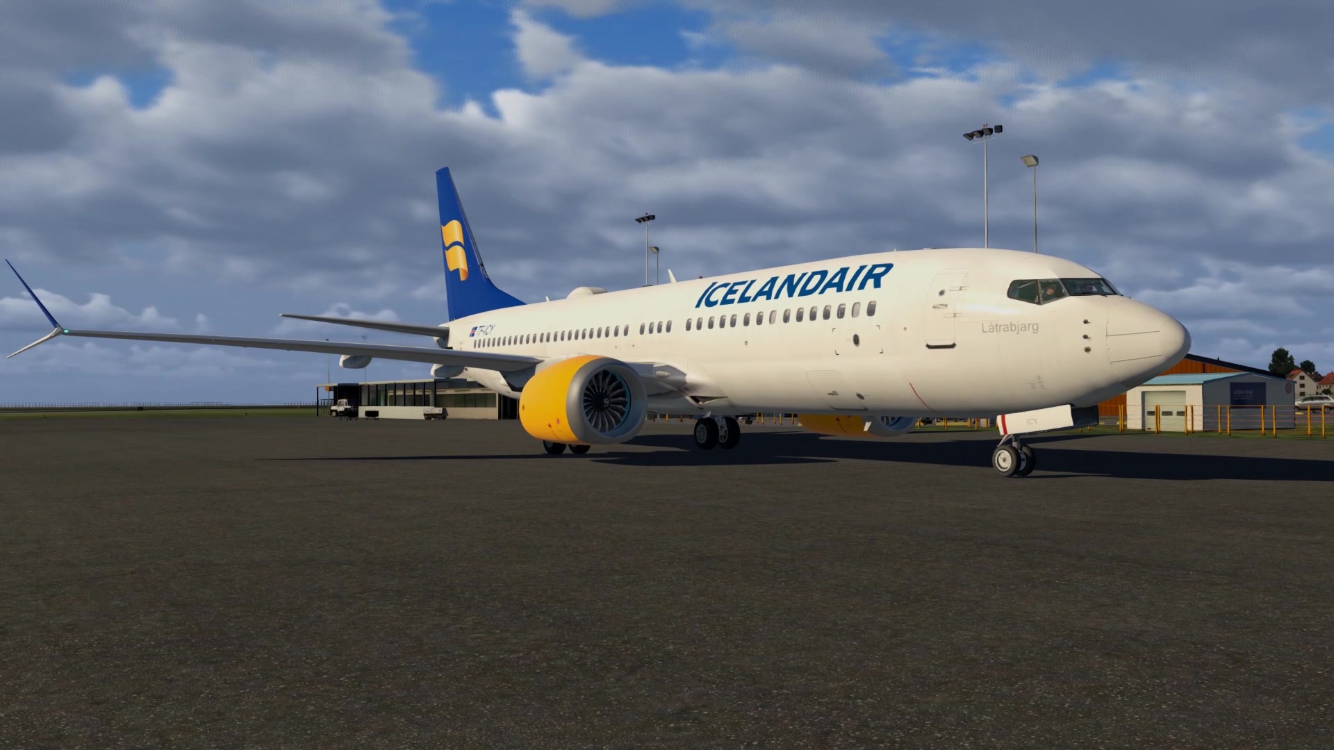 [x-plane11]冰岛航空737max8 冰岛-法罗群岛(遭遇恶劣天气)