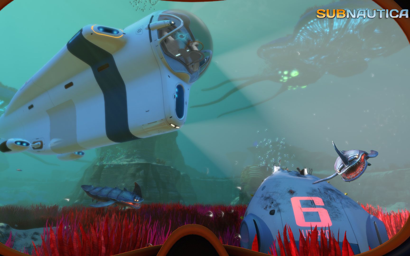 subnautica 深海迷航 美丽水世界  终于有独眼巨人号了