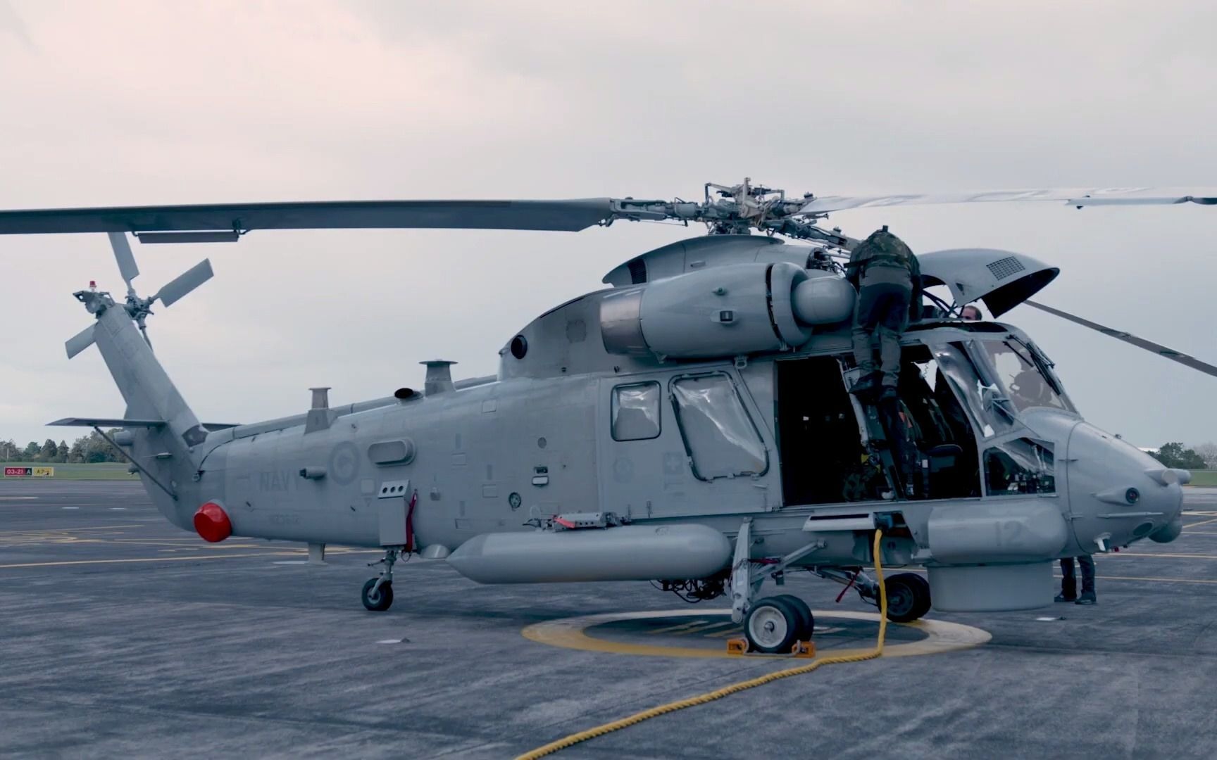 新西兰海军sh-2海妖直升机