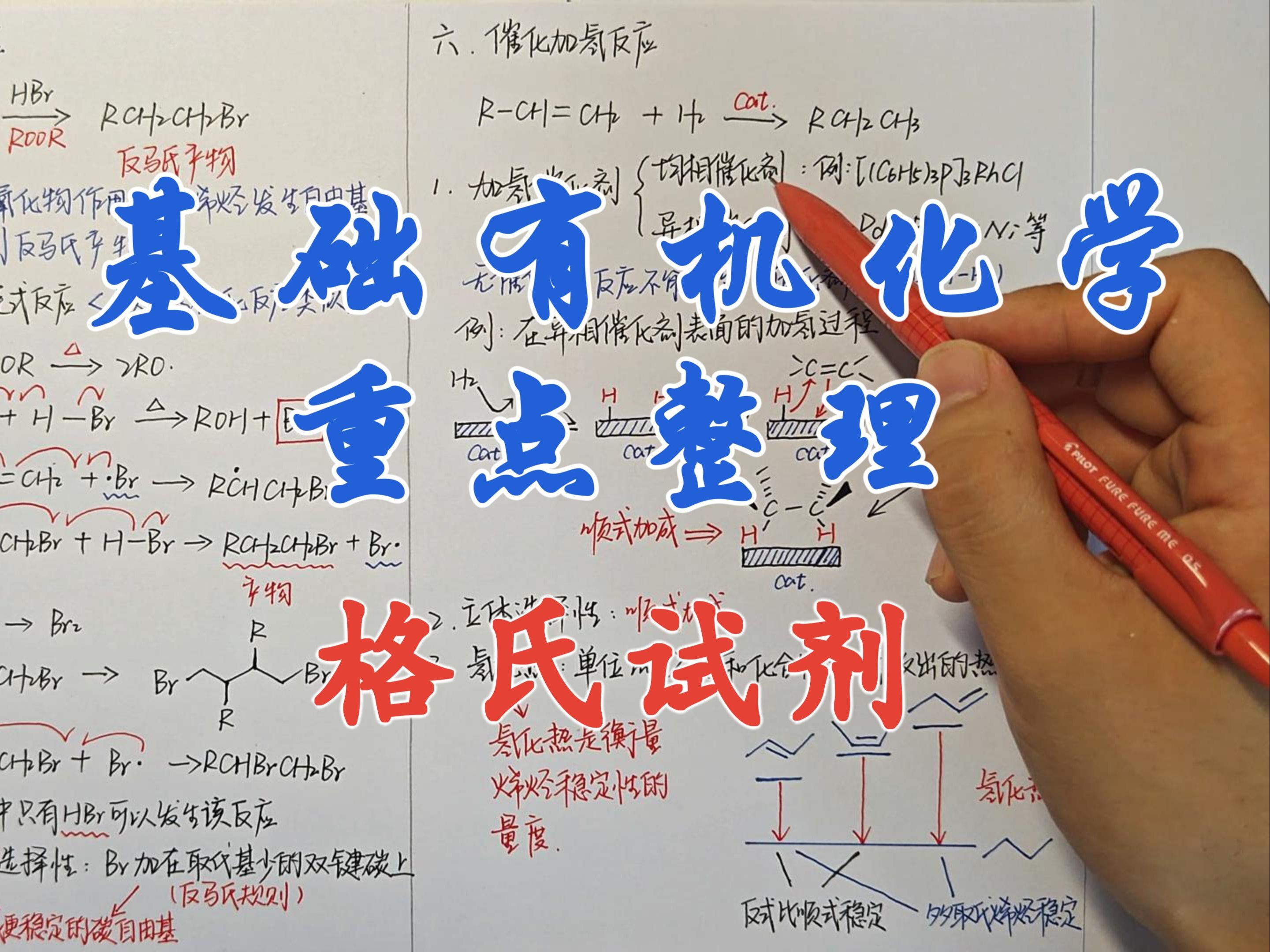 【有机化学重点整理】格氏试剂哔哩哔哩bilibili