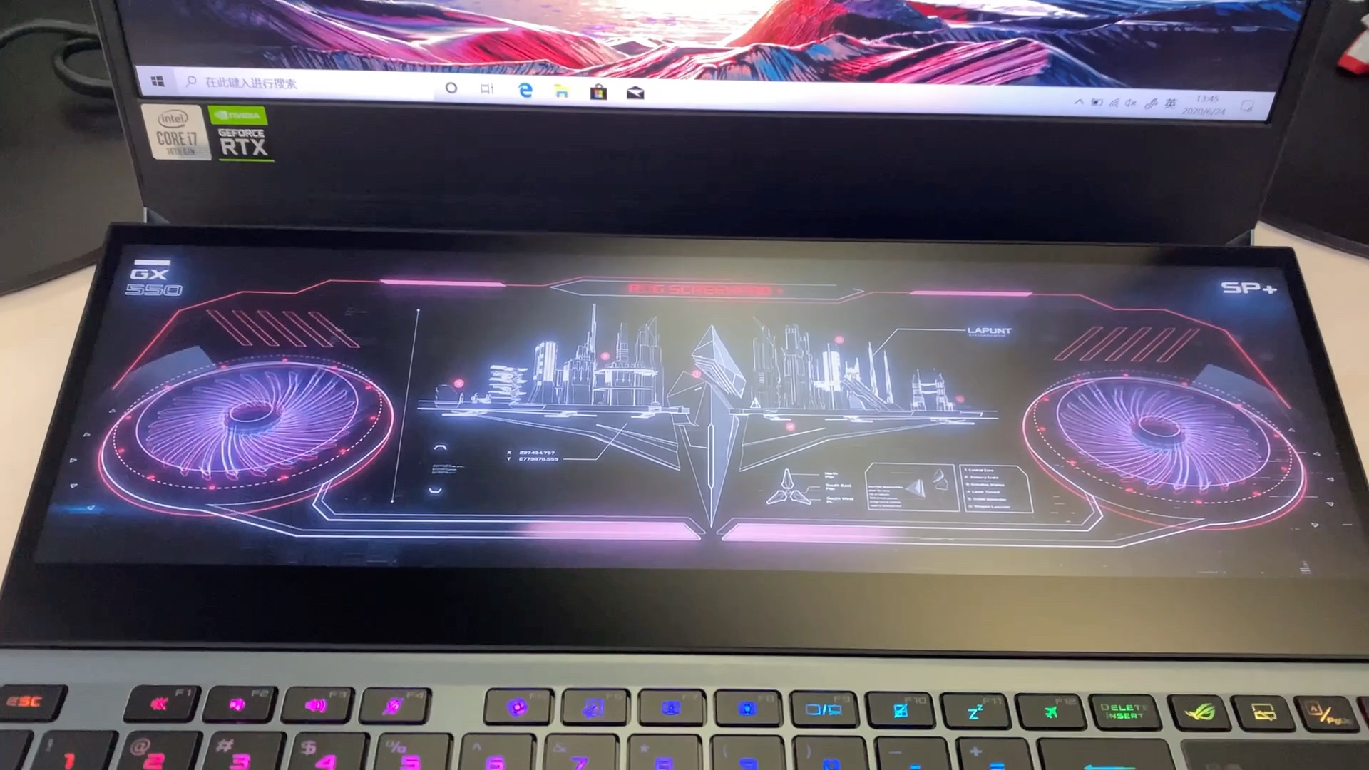 rog冰刃4双屏国行版开箱