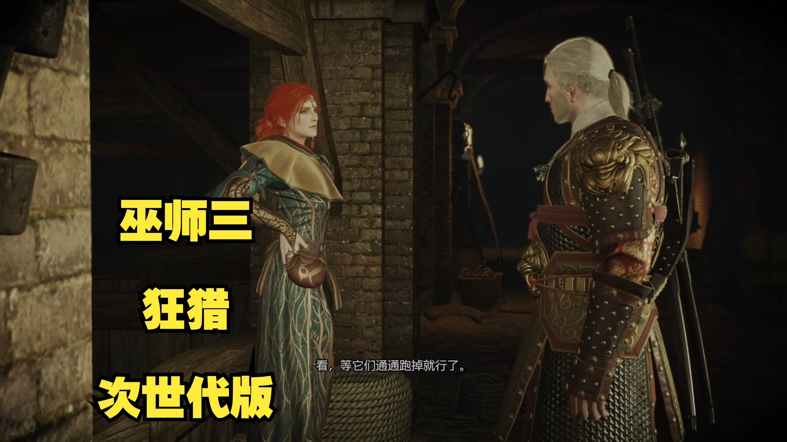 瞳宝【巫师三:狂猎次世代版】p26 终于见到了特莉丝,特莉丝好美好难选