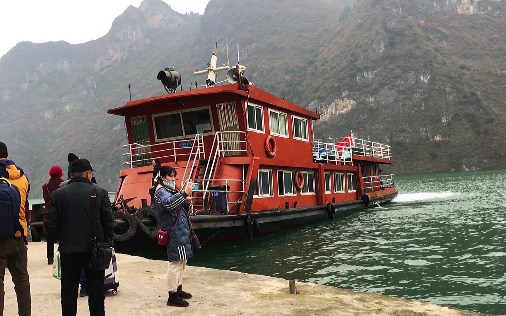 重庆巫山培石渡口