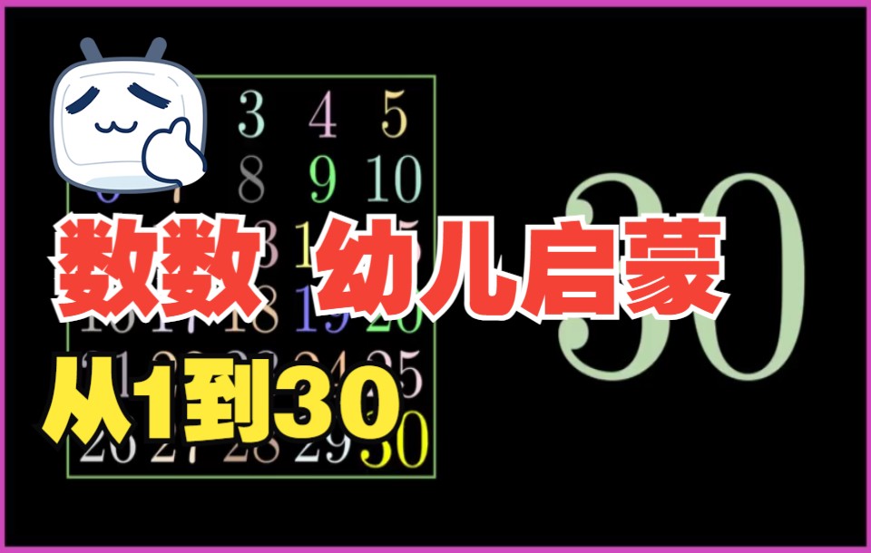 [图]数数 1到30 幼儿启蒙