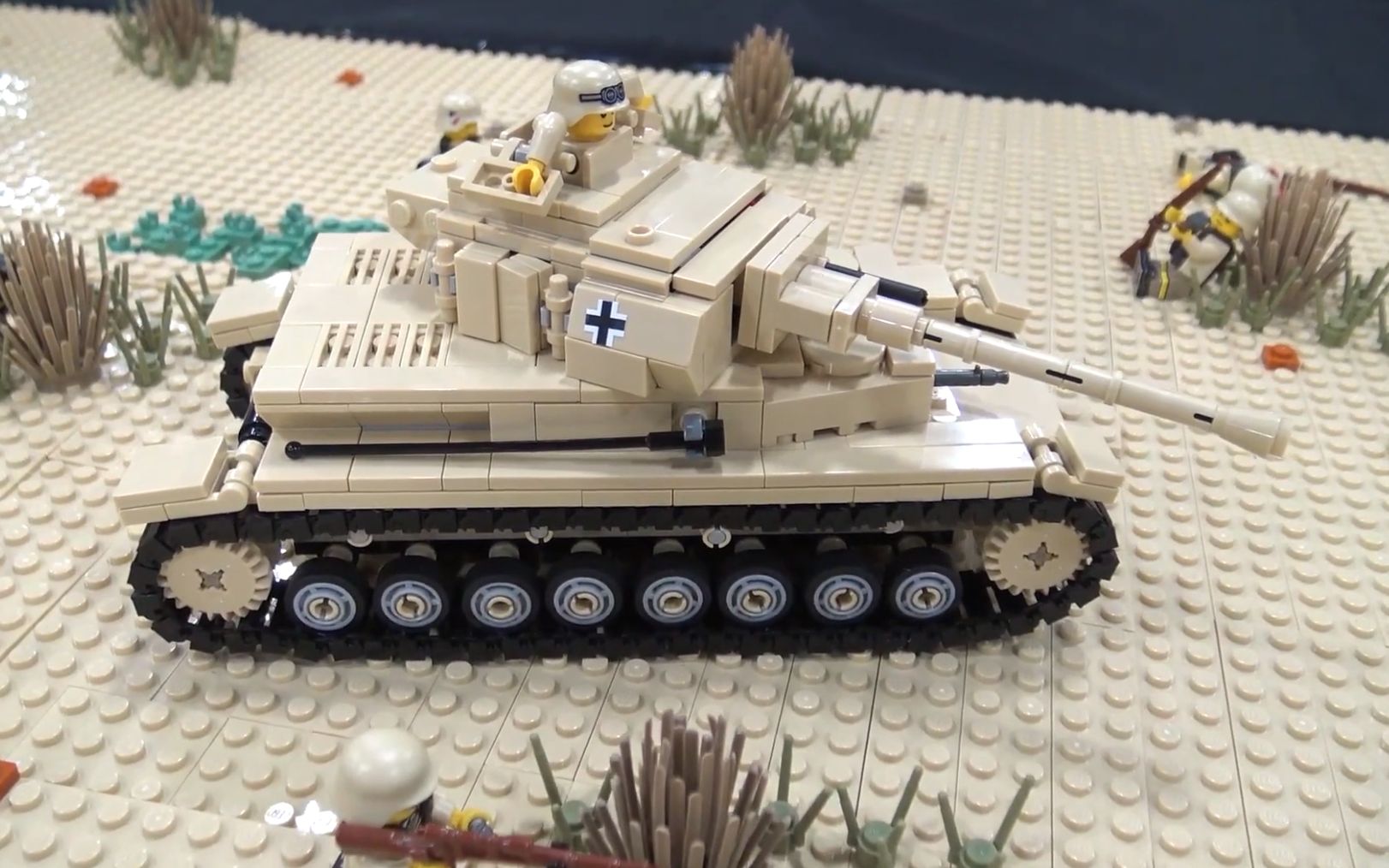 搬运乐高二战阿拉曼战役场景特辑