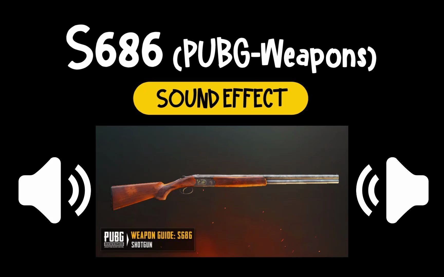 s686霰弹枪 绝地求生 武器 枪械 pubg 音效 (hq)