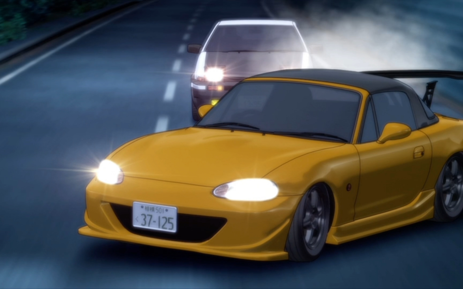 头文字d 拓海vs大宫9 胜负的分歧点果然在于风阻(空气动力)