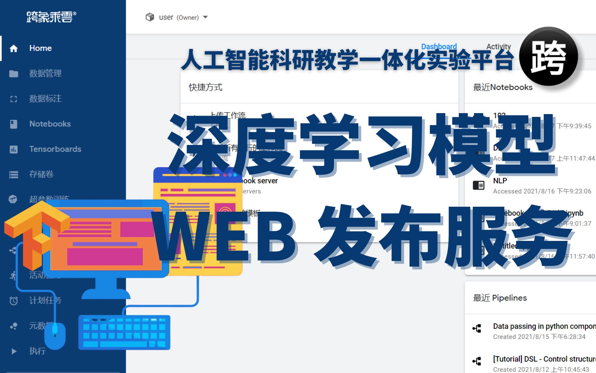 人工智能科研教学一体化实验平台  深度学习模型 WEB 发布服务哔哩哔哩bilibili