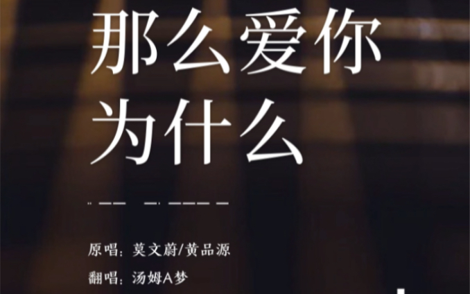 20230314-那么爱你为什么