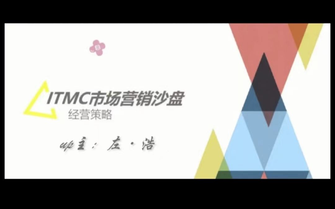 itmc市场营销沙盘,细节教学沙盘!!!哔哩哔哩bilibili